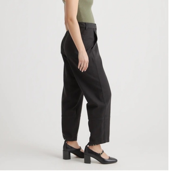 Organic Stretch Cotton Twill Barrel Pants 8 - Picture 11 of 12